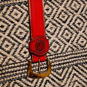 Dooney and bourke leather belt